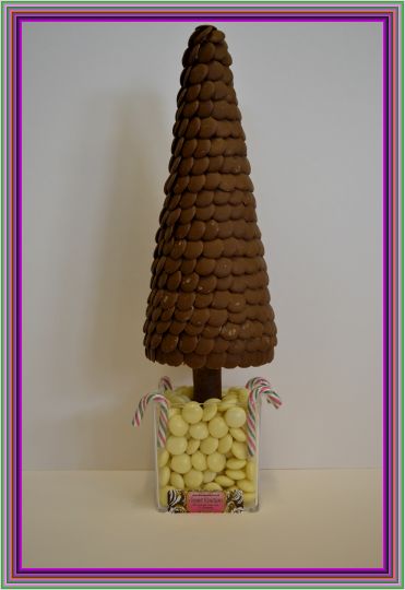 Christmas Chocolate Button Cone Sweet Tree 45cm