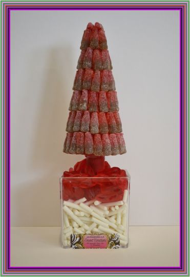 Christmas Cherry Cola Sweet Tree 35cm