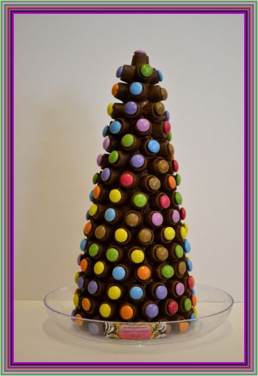 Christmas Rolo Smartie Cone Sweet Tree