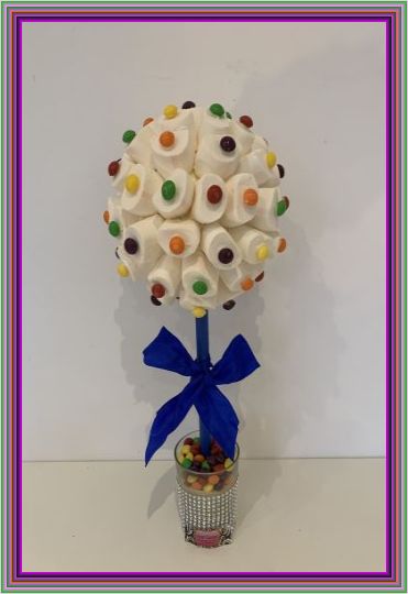 Marshmallow Skittles Sweet Tree 30cm