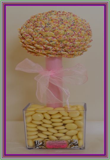 White Chocolate Jazzles Sweet Tree 35cm Vegetarian