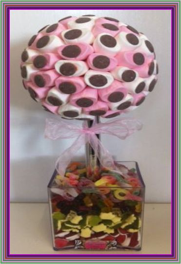 Chocolate Marshmallow Haribo Sweet Tree 60cm 