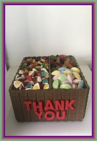Thank you Chocolate Box Large 11 Inches