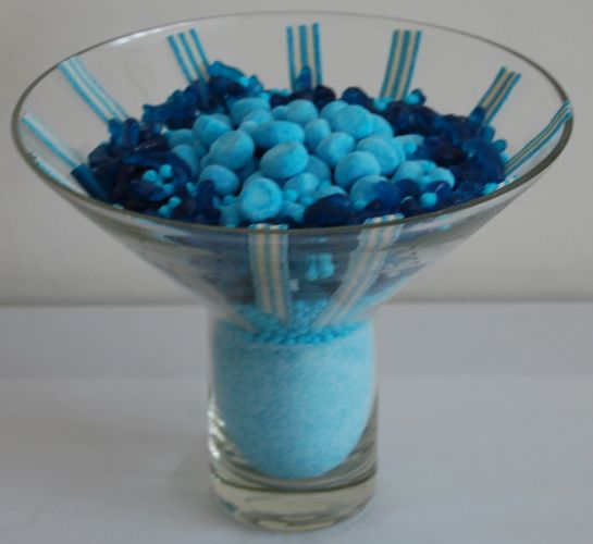 Blue Surprise Sweet Arrangement