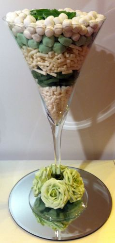 Martini Rose Sweet Arrangement