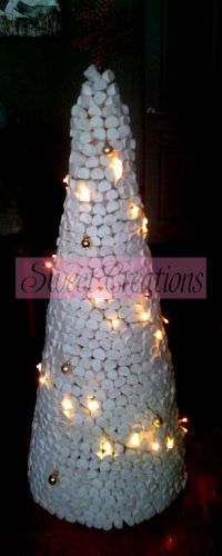 4ft  Marshmallow Christmas Sweet Tree