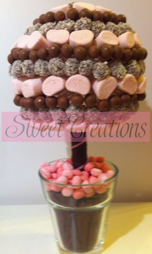 Pink Chocolate Coconut Sweet Tree