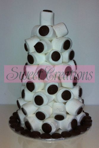 Marshmallow & Chocolate Button Sweet Tree