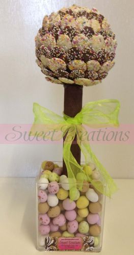 Milk & White chocolate jazzies sweet tree 35cm Vegetarian